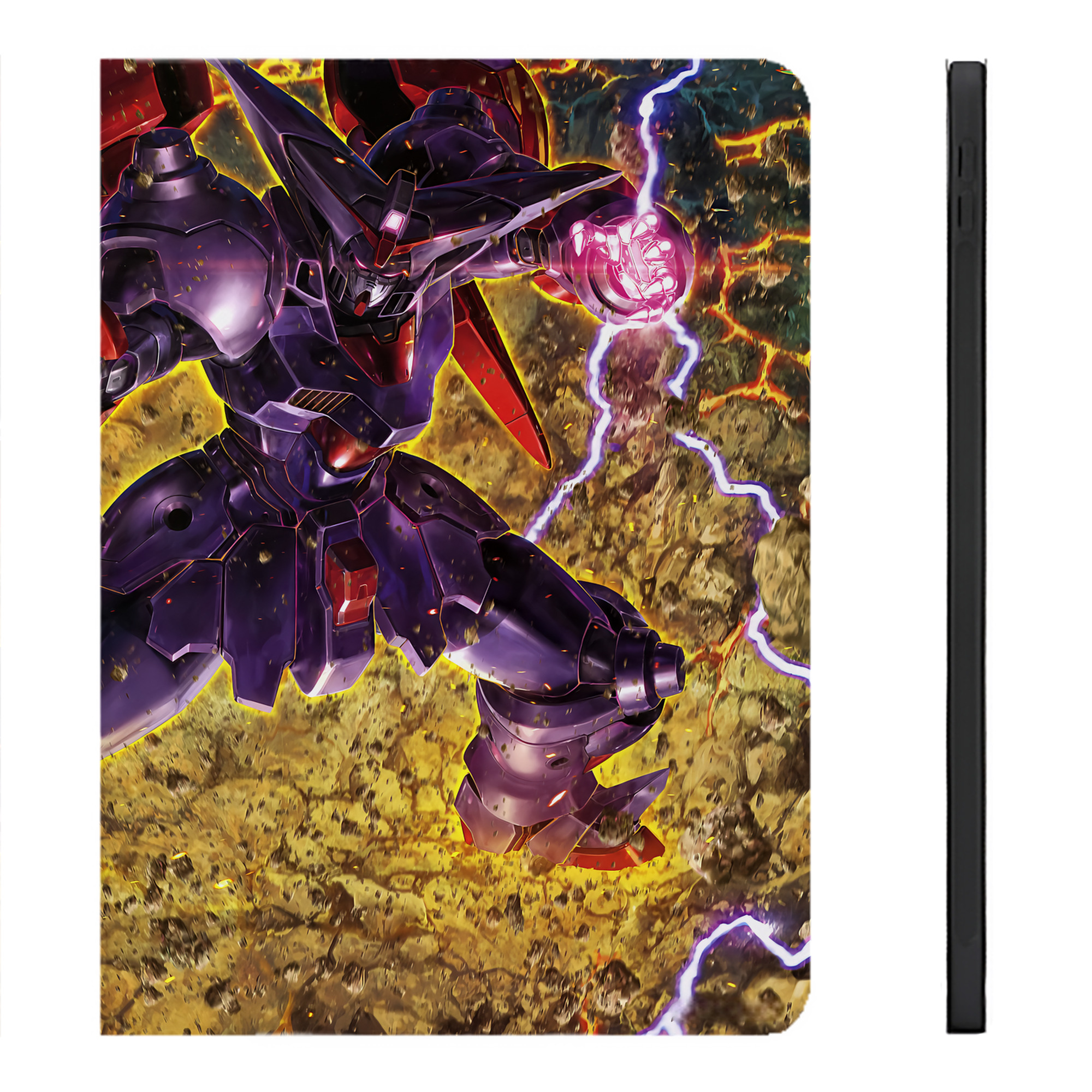（画像用） 機動戦士ガンダム Mobile Suit Gundam IPadケース ペンホルダー付き ブックスタイルデザイン